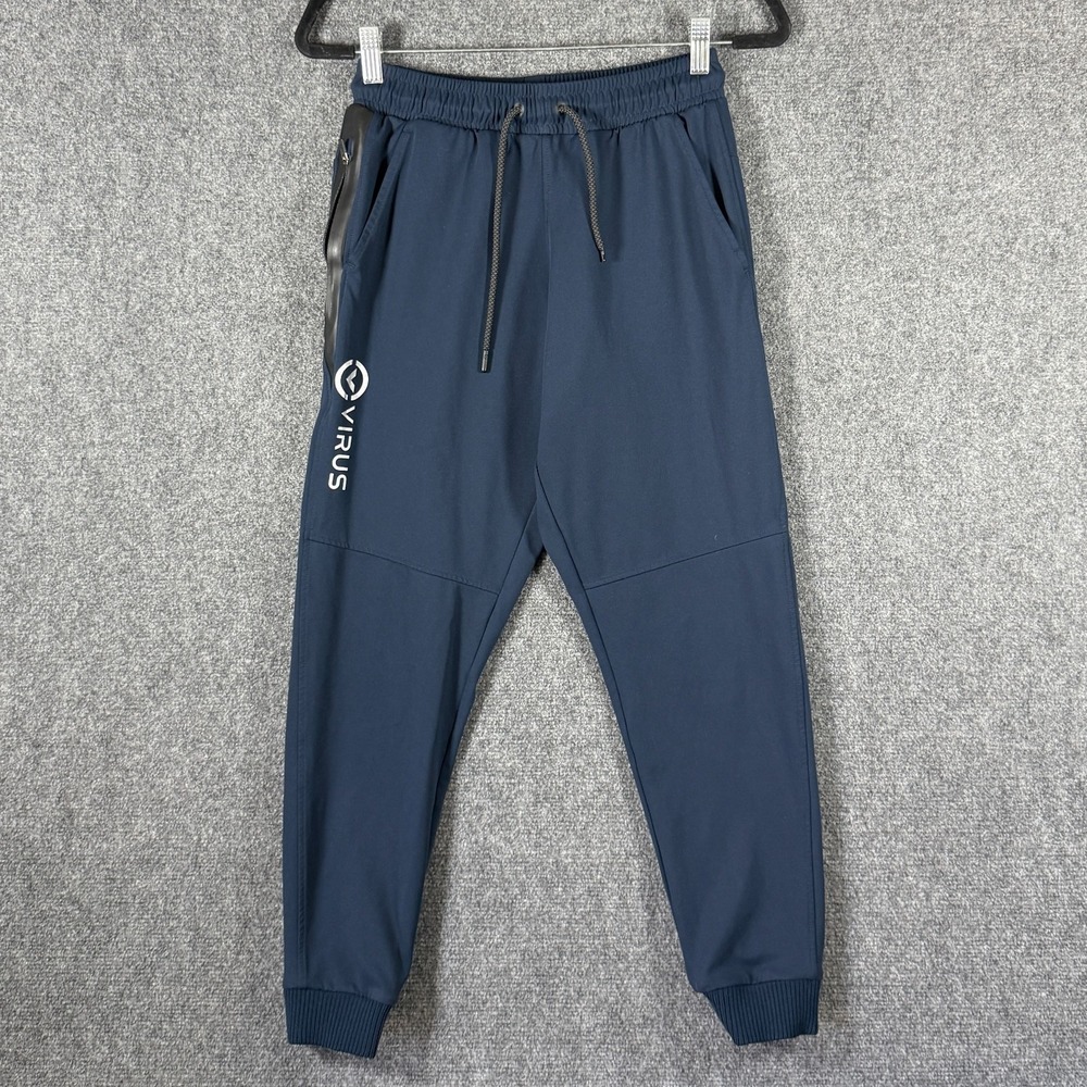 Virus IconX 2 Joggers Pants Athleisure Workout Navy Blue Size XS #2940